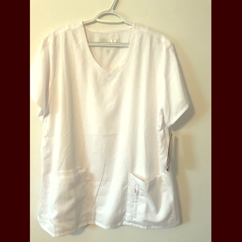 White Greys Anatomy by Barco Scrub Top NWT